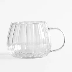 Szklanki I Kubki|inny Szklanka ryflowana z uchem 350 ml