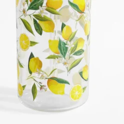 inny Szklanka z bambusową pokrywką i słomką CYTRYNY 500 ml