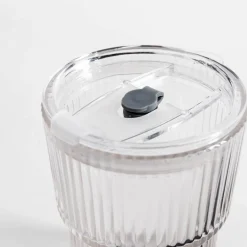 Szklanki I Kubki|inny Szklanka ze słomką i pokrywką 350 ml