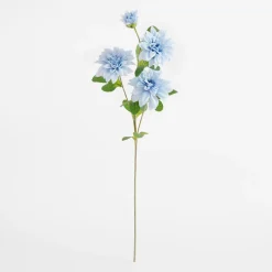 Sztuczne Kwiaty, Rośliny I Gałązki|inny Sztuczny kwiat dalia niebieski 70 cm
