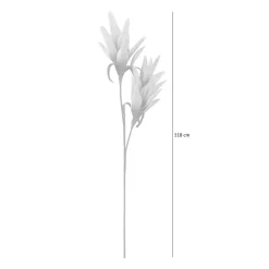Sztuczne Kwiaty, Rośliny I Gałązki| Sztuczny kwiat kremowy 118 cm