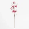 inny Sztuczny kwiat magnolia 100 cm różowy