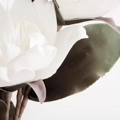 Sztuczne Kwiaty, Rośliny I Gałązki|inny Sztuczny kwiat magnolia biały 103 cm