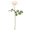Sztuczne Kwiaty, Rośliny I Gałązki| Sztuczny kwiat RÓŻA biała 53 cm