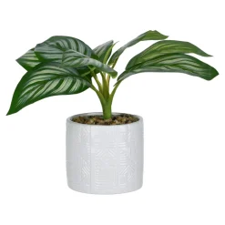 Sztuczny kwiat w ceramicznej doniczce 27 cm MIX