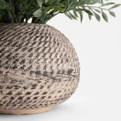 Sztuczne Kwiaty, Rośliny I Gałązki|inny Sztuczny kwiat w doniczce fioletowy 35 cm