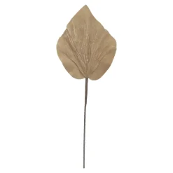 Sztuczny liść brązowy 85 cm