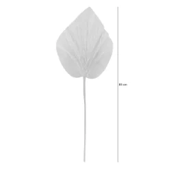 Sztuczne Kwiaty, Rośliny I Gałązki| Sztuczny liść czarny 85 cm