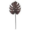 Sztuczny liść monstery brązowy 62 cm