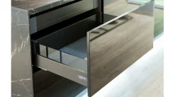 Systemy Szuflad|Qubik Szuflada INSIDE SYSTEM BOX wysoka 45 antracyt