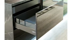 Qubik Szuflada INSIDE SYSTEM BOX wysoka 30 antracyt