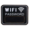 Tablica ścienna z napisem WIFI PASSWORD MIX