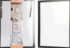 Akcesoria Biurowe| Tablica kredowa szklana z dwoma markerami 30x40 cm