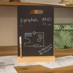 Akcesoria Biurowe| Tabliczka kredowa z uchwytem i markerem kredowym 20x30 cm