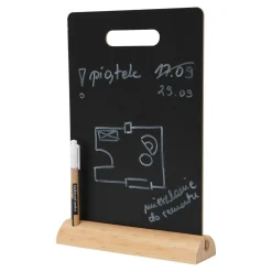 Akcesoria Biurowe| Tabliczka kredowa z uchwytem i markerem kredowym 20x30 cm