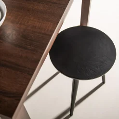 Taborety|Fameg Taboret czarny NEDIM