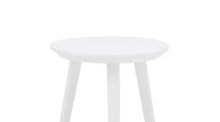 Fameg Taboret okrągły biały GREGOR