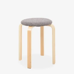 Taborety| Taboret tapicerowany CETON szary