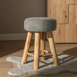 inny Taboret tapicerowany szary TROPICOSI