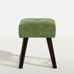 inny Taboret tapicerowany zielony TRINKETY