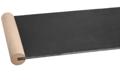 Miski, Patery I Półmiski| Taca patera łupkowa z bambusowymi rączkami 50x15 cm