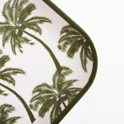 inny Taca z melaminy w palmy 36,5x29 cm MIX
