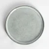 inny Talerz ceramiczny szary STRIO 21,3 cm