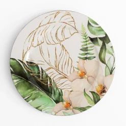 Patery Dekoracyjne|inny Talerz dekoracyjny podtalerz w liście 33 cm