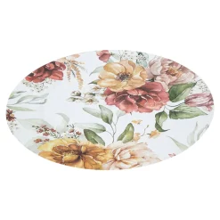 Talerz dekoracyjny podtalerz w kwiaty 33 cm