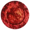 Patery Dekoracyjne| Talerz dekoracyjny podtalerz czerwony 33 cm