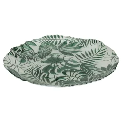 Patery Dekoracyjne| Talerz dekoracyjny tropikalne liście 28 cm MIX