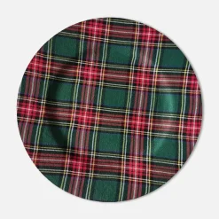 inny Talerz dekoracyjny w kratę 33 cm