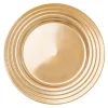 Talerz dekoracyjny złoty podtalerz 33 cm