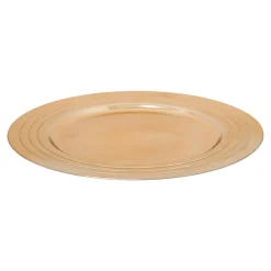 Talerz dekoracyjny złoty podtalerz 33 cm