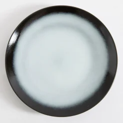 inny Talerz deserowy brązowo-szary MALAM 19 cm