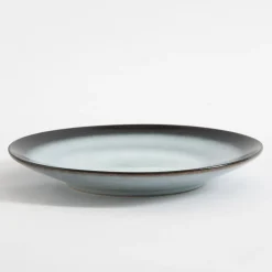 inny Talerz deserowy brązowo-szary MALAM 19 cm