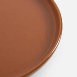 Talerze| Talerz deserowy brązowy PAPILAR 20 cm