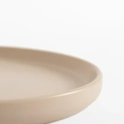 Talerz deserowy kremowy MATTE 20 cm