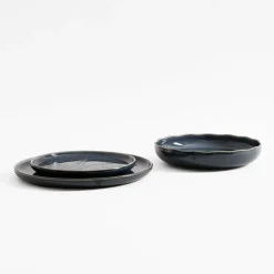 inny Talerz deserowy niebieski FOLIO 20 cm