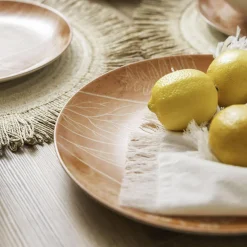 Talerze|Lubiana Talerz deserowy pomarańczowy CZTERY PORY ROKU 20,5 cm