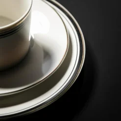 Talerze| Talerz deserowy porcelanowy ART DECO 19 cm