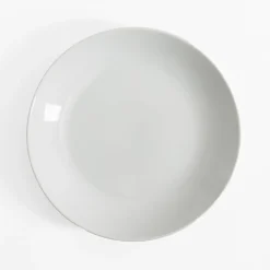 inny Talerz deserowy porcelanowy biały 19 cm