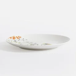 inny Talerz deserowy porcelanowy wiosenne kwiaty 20 cm