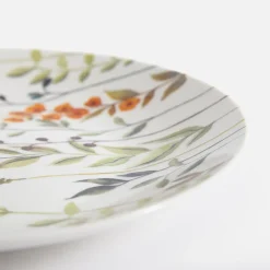 inny Talerz deserowy porcelanowy wiosenne kwiaty 20 cm