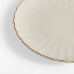 Talerze|inny Talerz deserowy porcelanowy ZŁOTY RANT 20,3 cm