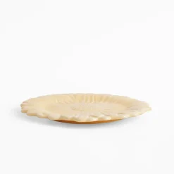 Talerze|inny Talerz deserowy żółty kwiatek 21 cm