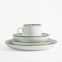 Talerze|Porcelana Bogucice Talerz głęboki RUSTIC SNOW 20 cm