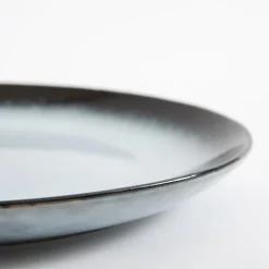 inny Talerz obiadowy brązowo-szary MALAM 26,6 cm