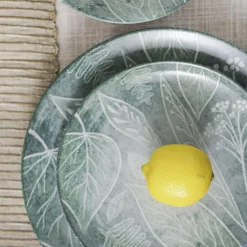 Talerze|Lubiana Talerz obiadowy niebieski CZTERY PORY ROKU 27 cm