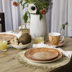 Lubiana Talerz obiadowy pomarańczowy CZTERY PORY ROKU 27 cm